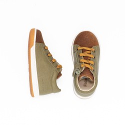 FALCOTTO - Jay Zip Suède/Nappa Cuoio/Stone