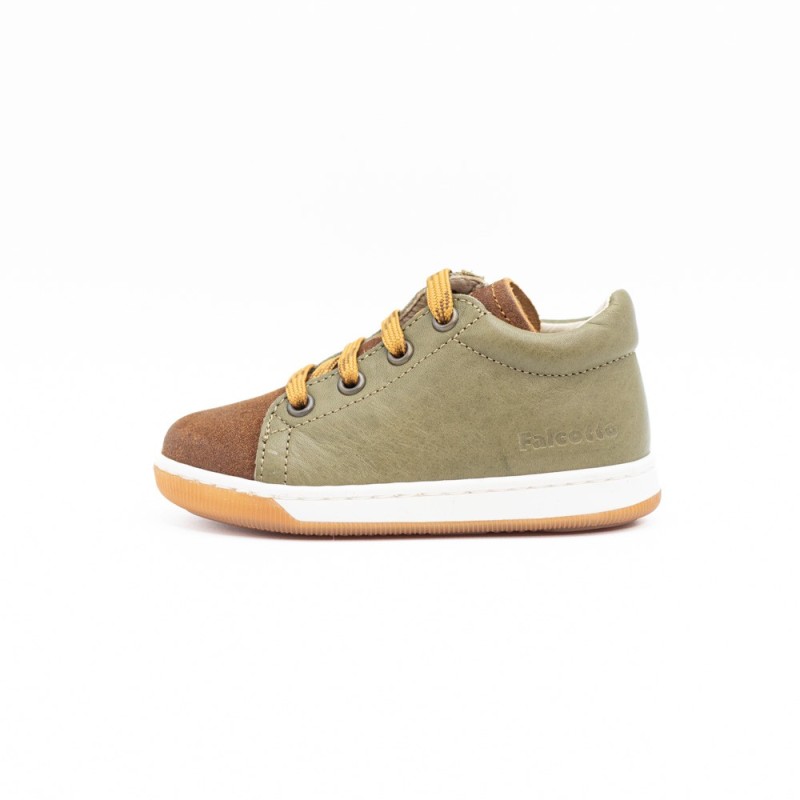 FALCOTTO Jay Zip Suède/Nappa Cuoio/Stone