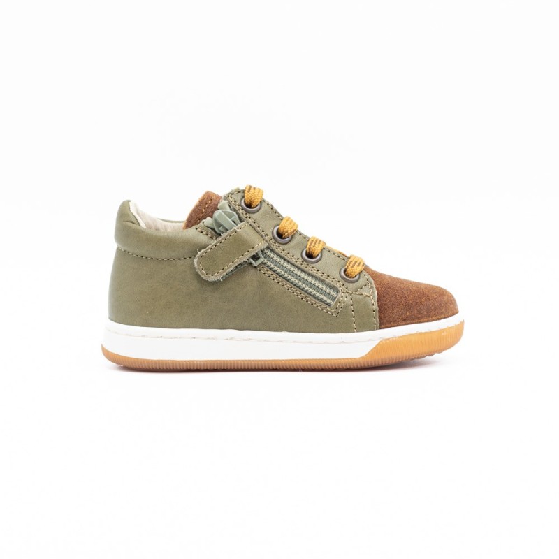 FALCOTTO Jay Zip Suède/Nappa Cuoio/Stone