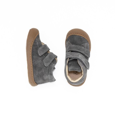 NATURINO - Cocoon VL Suède Anthracite