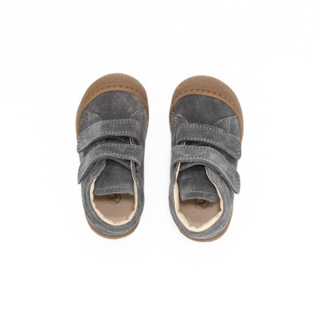 NATURINO - Cocoon VL Suède Anthracite