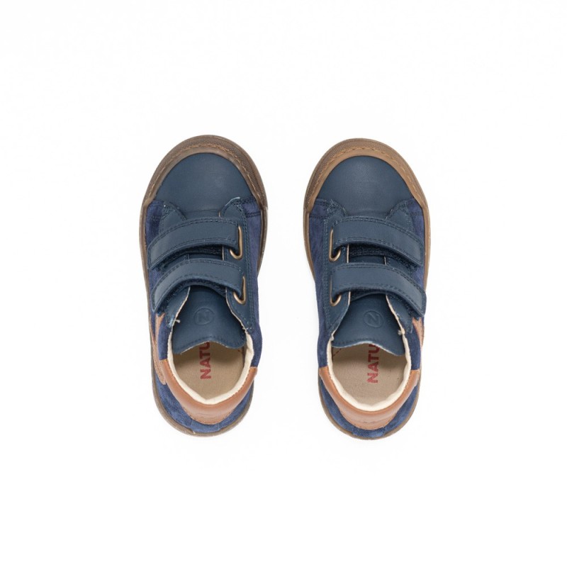 NATURINO Heist VL Nappa/Suède Navy Cuoio