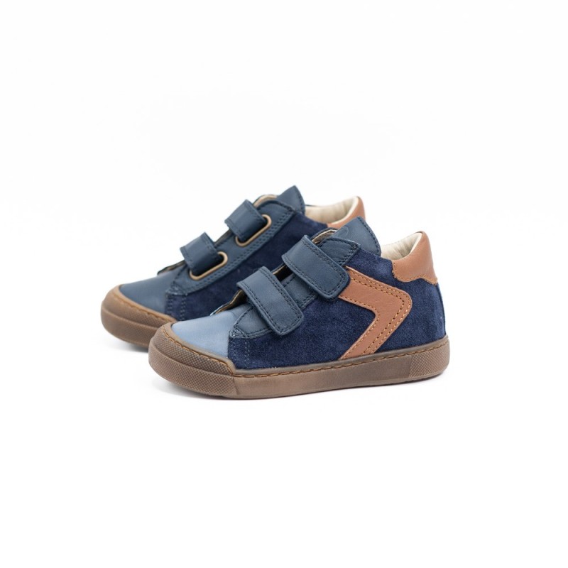 NATURINO Heist VL Nappa/Suède Navy Cuoio