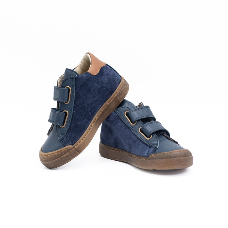 NATURINO Heist VL Nappa/Suède Navy Cuoio