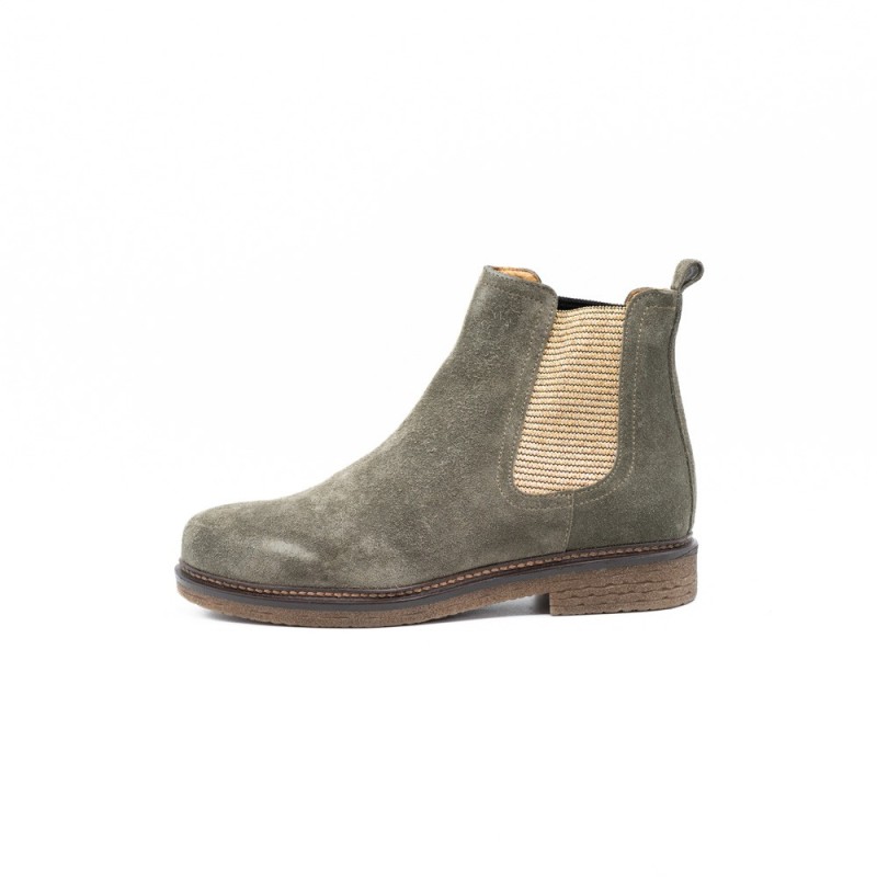 ALIWELL Aria Velours Kaki/Or