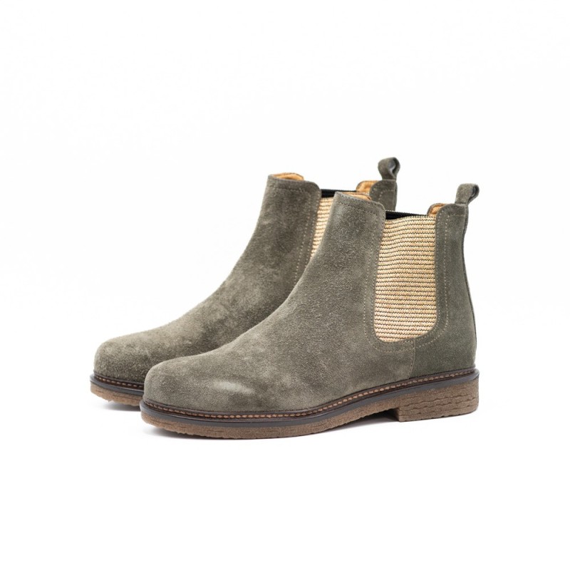 ALIWELL Aria Velours Kaki/Or