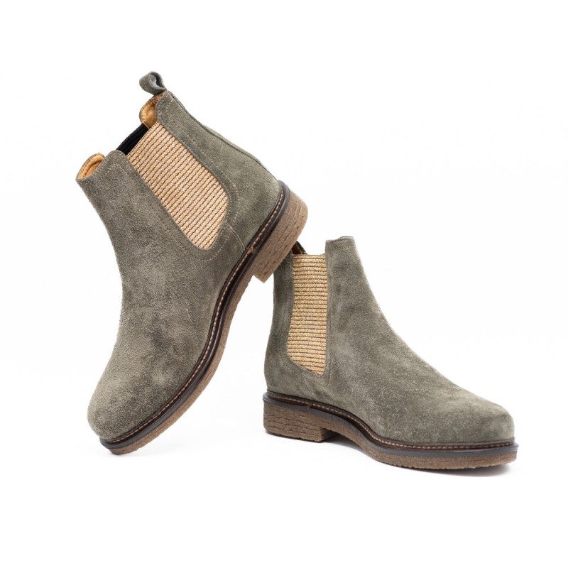 ALIWELL Aria Velours Kaki/Or