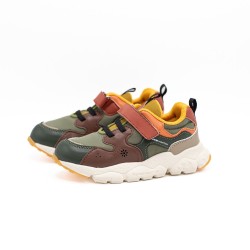 NATURINO By Flower Mountain Yamano 3 VL Militare Brown Grey