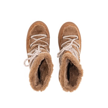 MAISON TOUFET - Erica Cuir Velours Cognac