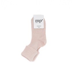 MP DENMARK Wool Rib Baby Socks Rose Dust