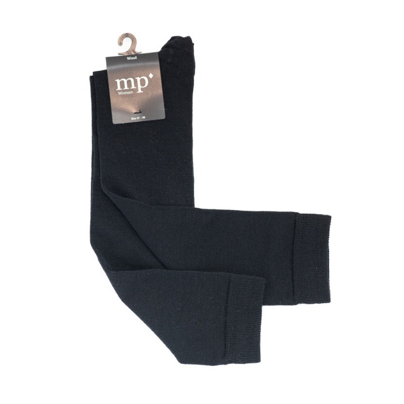 MP DENMARK Wool/Cotton Knee Socks Black