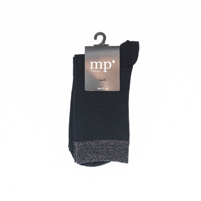 MP DENMARK Wool/Silk Socks Black