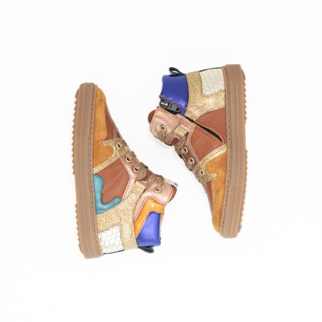 POM D'API - Swag Back Strap Nappa Glitter Dk Camel