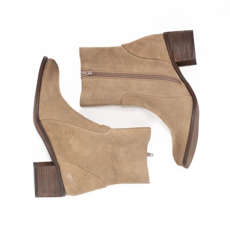 ALIWELL Boots Alias Velours Castoro