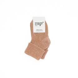 MP DENMARK Ida Glitter Socks Maple Sugar