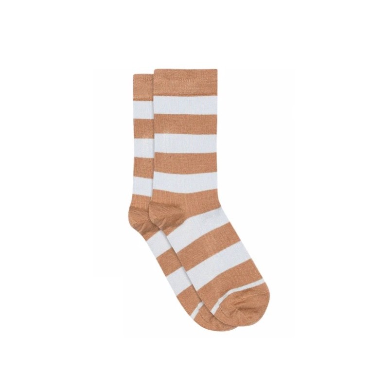 MP DENMARK Signe Socks Tawny Brown