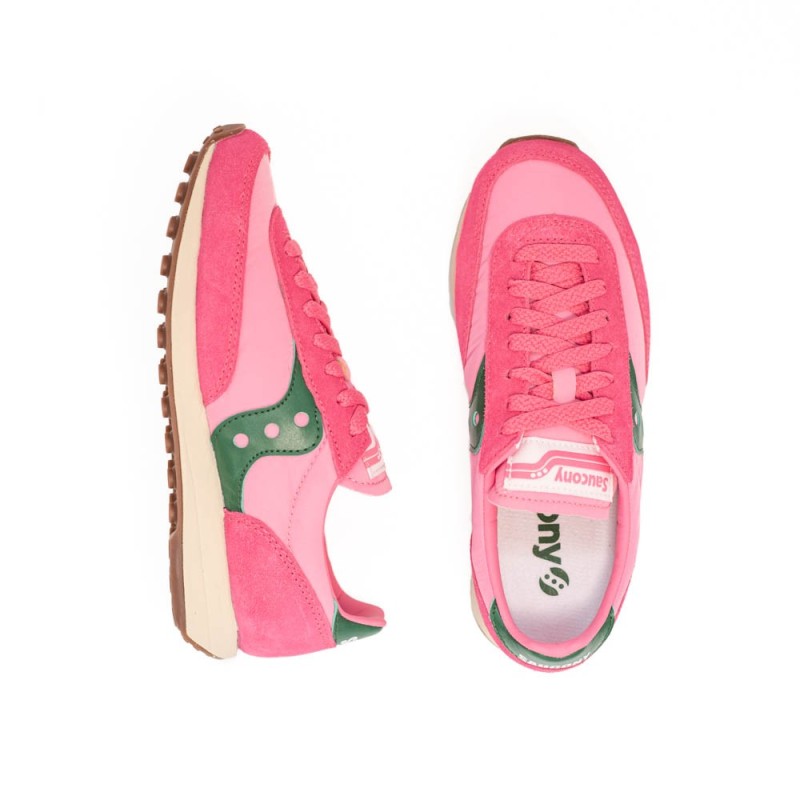 SAUCONY Trainer 80 Pink/Forest