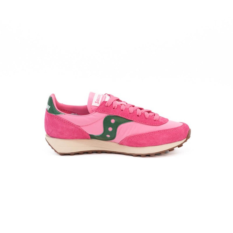 SAUCONY Trainer 80 Pink/Forest