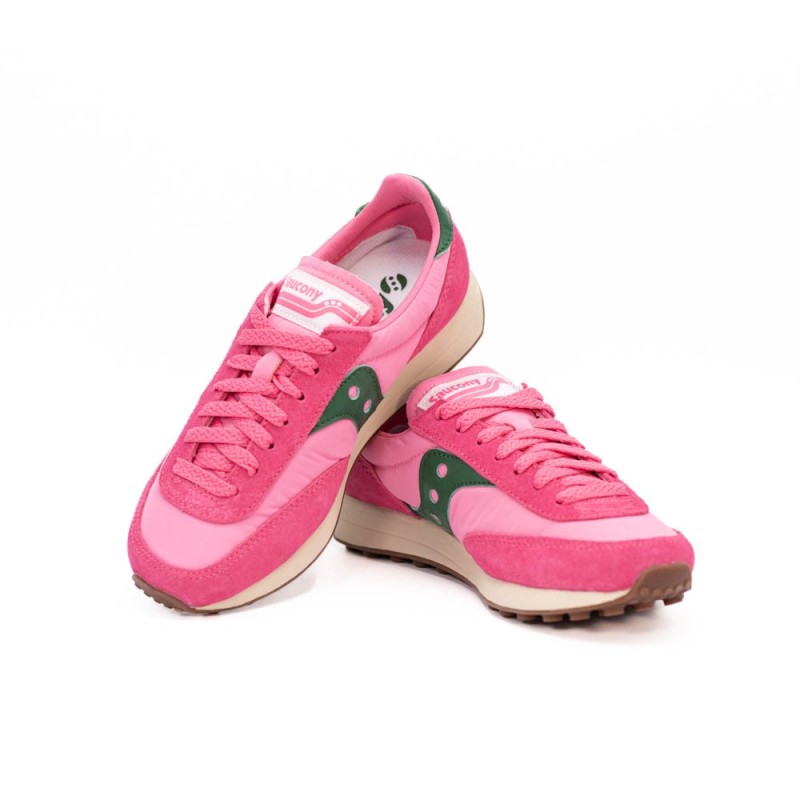 SAUCONY Trainer 80 Pink/Forest