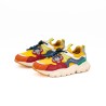 FLOWER M. BY NATURINO Yamano 3 Junior Calf/Nylon Orange-Citrus-Cuoio