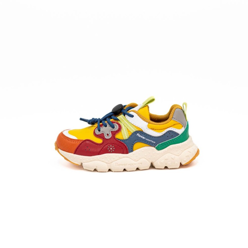 FLOWER M. BY NATURINO Yamano 3 Junior Calf/Nylon Orange-Citrus-Cuoio