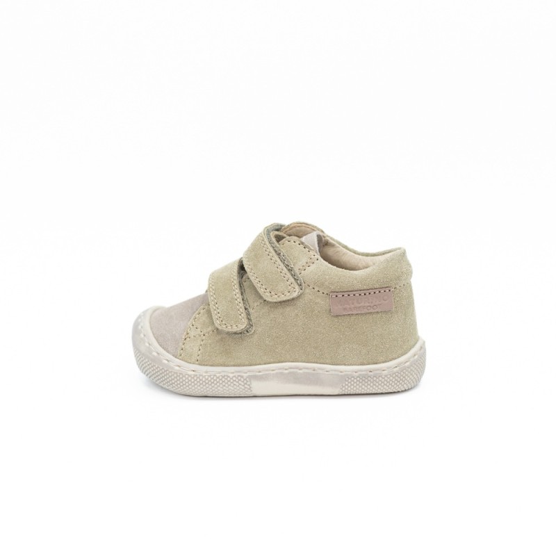 NATURINO Barefoot Amur VL Suède Beige-Stone