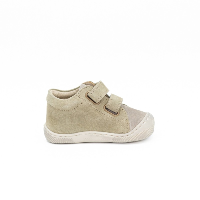 NATURINO Barefoot Amur VL Suède Beige-Stone