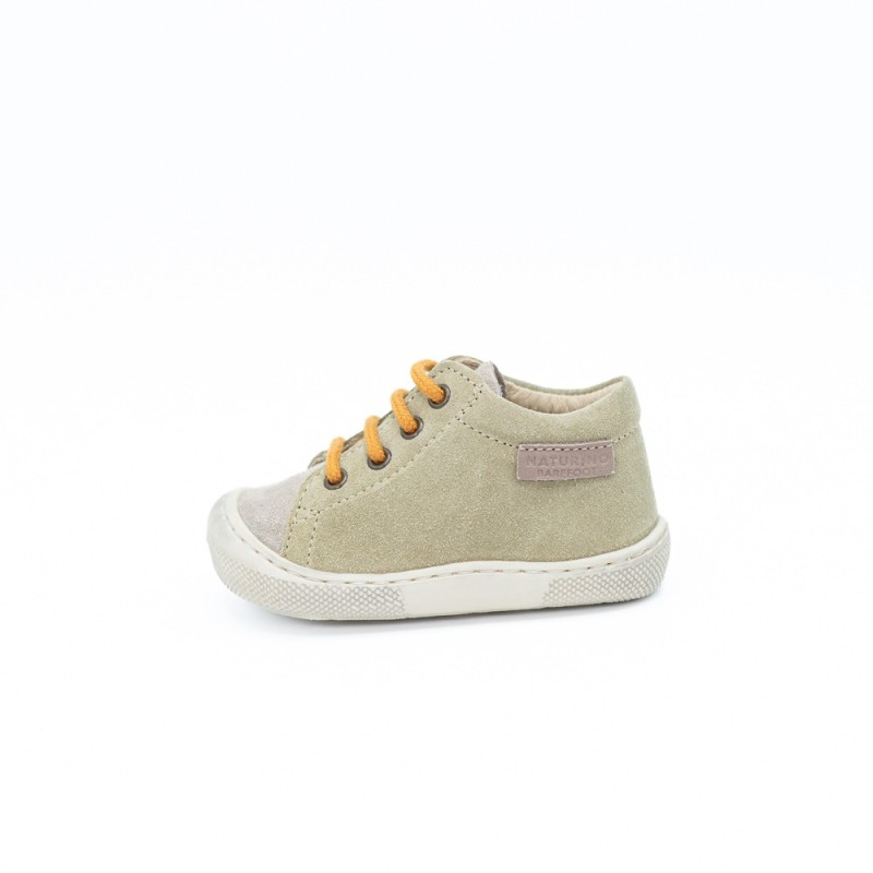 NATURINO Barefoot Amur Suède Beige-Stone