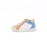 FALCOTTO Patiula Zip Woven/Nappa Sand-Milk-Celeste