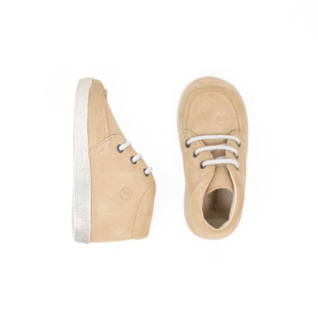 Bottines enfant nubuck sable Falcotto Ostrit | Victoire
