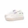 FAGUO Walnut Platform Cotton Whi00