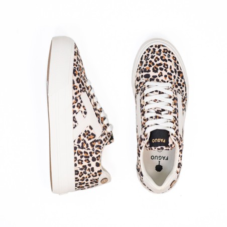 FAGUO Walnut Platform Cotton Bei00