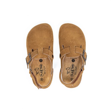 PLAKTON Mules Blogg ST Afelpado Tostado