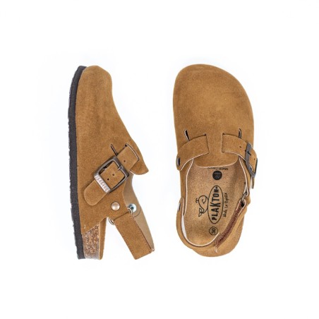 PLAKTON Mules Blogg ST Afelpado Tostado