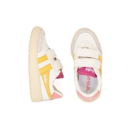 GOLA Basket Falcon Strap White/pollen/Coral Pink
