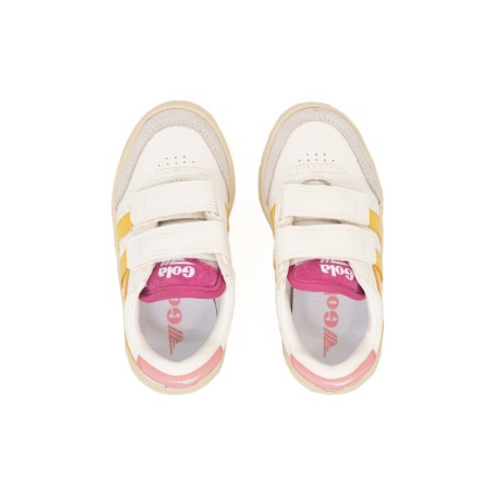 GOLA Basket Falcon Strap White/pollen/Coral Pink