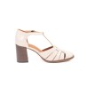 MAISON TOUFET Beatrice Cuir Verni Froissé Beige