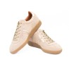 MAISON TOUFET Solveig Cuir Velours Beige/Doré