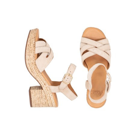 ALIWELL Sandale Palma Camos Beige