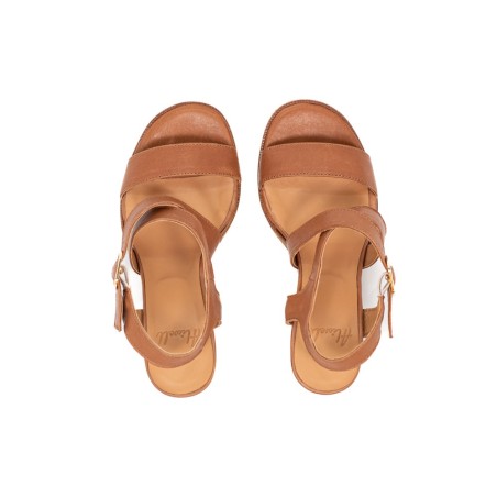 ALIWELL Sandale Poline Pully Caramel