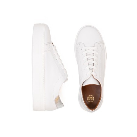 SMS Pako Nappa Blanc/Argent