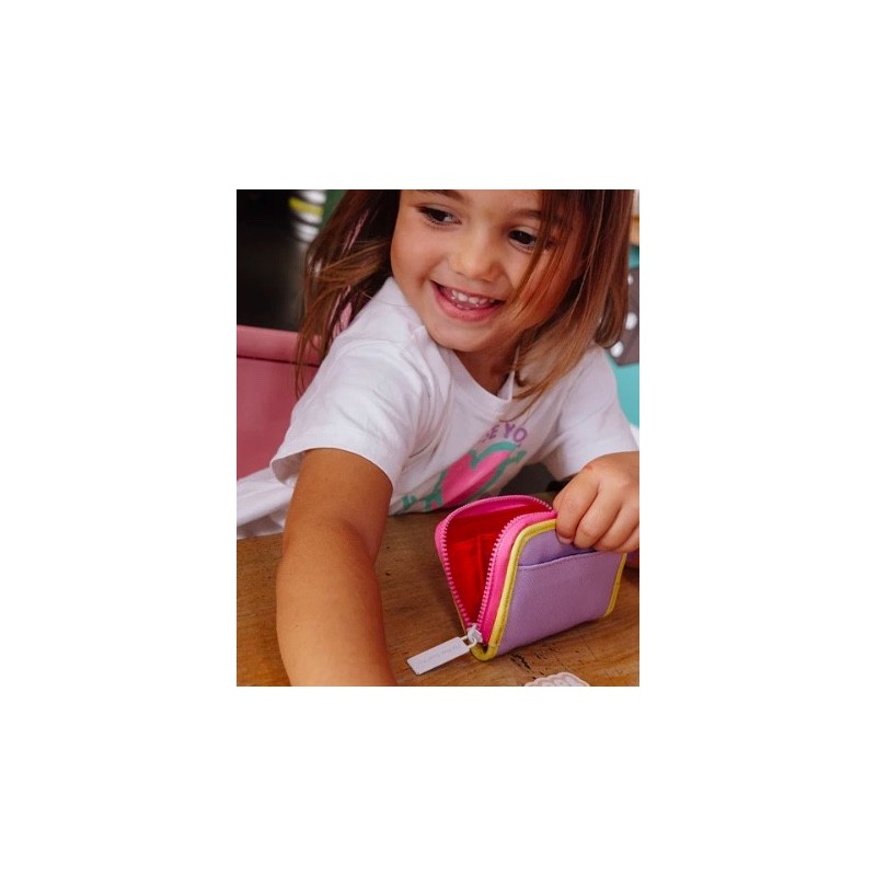 HELLO HOSSY - Porte Monnaie Mini Mauve