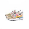 FLOWER MOUNTAIN Yamano 3 Suède/Nylon Dark Rose-Chestnut