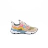 FLOWER MOUNTAIN Yamano 3 Suède/Nylon Dark Rose-Chestnut