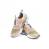 FLOWER MOUNTAIN Yamano 3 Suède/Nylon Dark Rose-Chestnut
