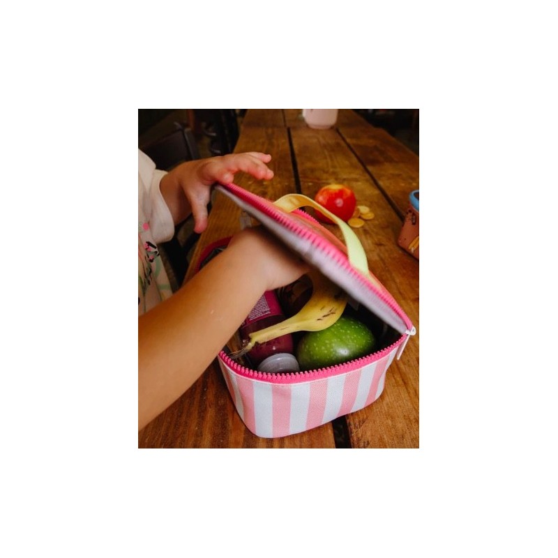 HELLO HOSSY - Sac repas Pink Stripes