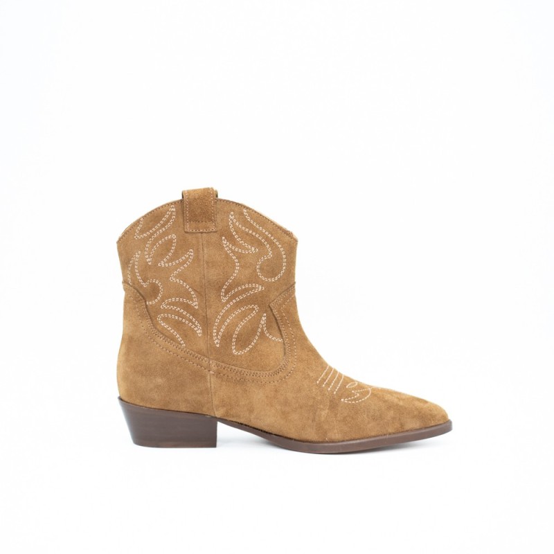 MAISON TOUFET -  Judith Cuir Velours Camel