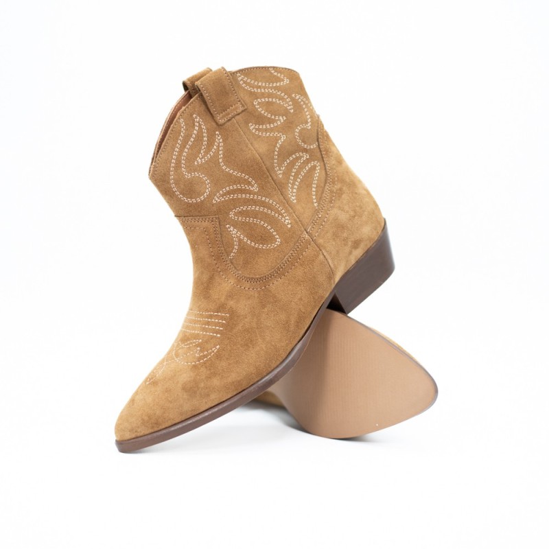 MAISON TOUFET -  Judith Cuir Velours Camel
