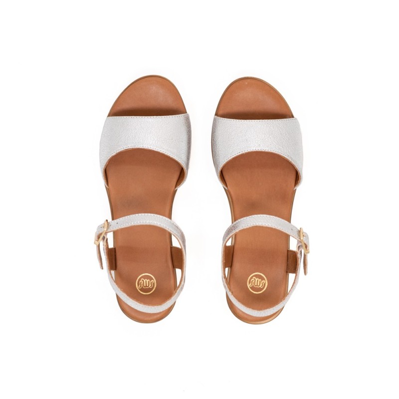 SMS Selma Cuir Metal Argent