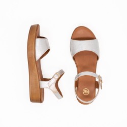 SMS Selma Cuir Metal Argent